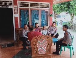 Sat Binmas Polres Lamteng Gelar Patroli Sambang, Imbau Warrga Agar Tidak Terprofokasi