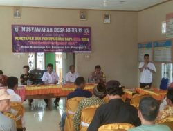 Pemerintah Pekon Nusawungu Gelar Musdessus Penetapan SDGs
