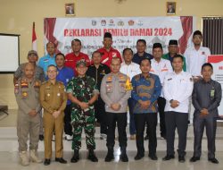 Polres Pringsewu Gelar Deklarasi Damai Pemilu