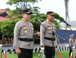 Pisah Sambut Kapolres Lampung Barat Berlangsung Penuh Haru