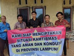 Jelang Pemilu 2024, Masyarakat Marga Adat Lampung Pesisir Kecamatan Sebalang Siap Jaga Sitkamtibmas Aman dan Kondusif