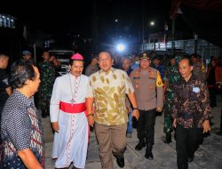 Tinjau Kegiatan Malam Natal di Beberapa Gereja, Gubernur Arinal Pastikan Perayaan Natal dan Tahun baru di Lampung Berlangsung Kondusif