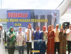 Bupati Dendi Resmikan Gedung Bersalin Klinik Ridho Husada I