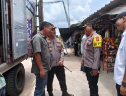 Jelang Ramadhan, Kapolres Mesuji Cek Kebutuhan Bahan Pokok