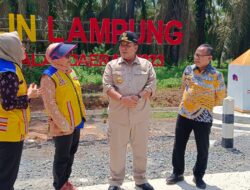 Gubernur Arinal Tinjau Ruas Jalan Provinsi di Mesuji