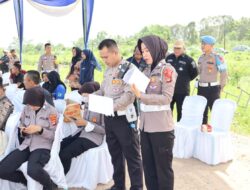 Polres Mesuji Simulasi PAM TPS Sangat Rawan 