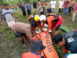 Pencarian Dua Hari, Korban Terbawa Arus Sungai Way Bulok Ditemukan MD