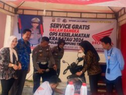 Sat Lantas Polres Lamteng Berikan Layanan Gratis Dalam Rangka Ops Keselamatan