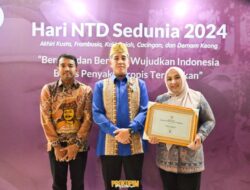 Bebas Frambusia, Bupati Dendi Terima Sertifikat Kemenkes RI