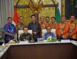 Libur, Sulpakar Temui  Pj. Gubernur Sumsel, Ini yang Dibahas..