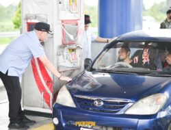 Bupati Pesawaran Pantau Arus Mudik, dan Pos Pengamanan Mudik Lebaran