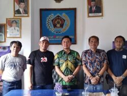 Fuad Amrullah Calon Kada Pertama Berkunjung ke PWI Mesuji