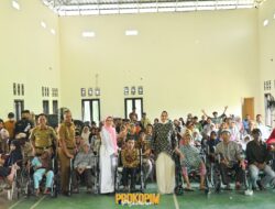 Bersama Pemprov Lampung, Pemkab Pesawaran Berikan Batuan Bagi Penyandang Disabilitas