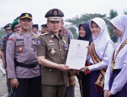 Pemkab Pringsewu Gelar Upacara Peringatan Hardiknas, Haotda Ke-28, HUT Satpol PP, dan HUT Satlinmas