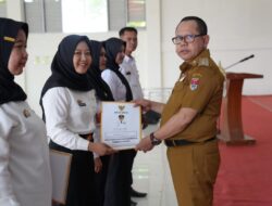 Di Akhir Masa Jabatannya, Sulpakar Serahkan  SK P3K Formasi Tahun 2023