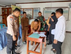 Aipda Yekti, Amankan Penjaringan Calon Aparatur Desa Wiyono