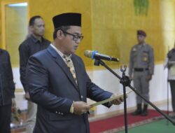 Jelang Tahapan Pilkada, Ketua KPU Mesuji Lantik 35 Orang Anggota PPK
