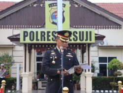 Wakapolres Mesuji Pimpin Upacara Harkitnas Ke-116