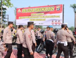 Wakapolres Sugandhi Pimpin Apel Kesiapan Operasi Mantap Praja dan Pengamanan WSL Pro Pesibar
