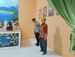 Puluhan Polisi Pesawaran Amankan Peringatan Waisak
