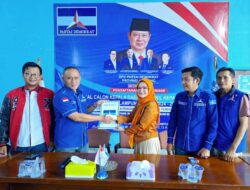 Hari Terakhir, Nanda Indira Daftar Bacabup Pesawaran di DPD Demokrat