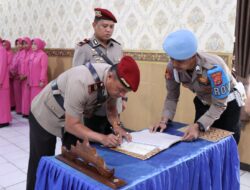 Jabatan Kasat Narkoba Polres Lambar Diserah Terimakan