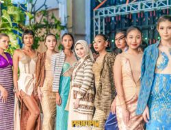 Tenun Tataan Lampung di Promosikan Nanda Ke Fashion Show Terbesar di Bali