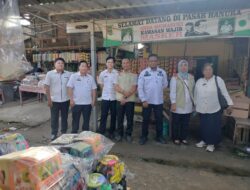 Sidak Pasar Hanura, Harga Bawang Turun, Harga Telur Naik