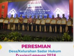 Bupati Lamteng Raih Penghargaan Anubhawa Sasana Desa