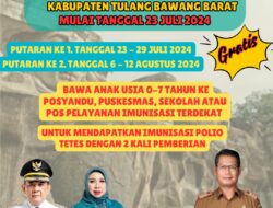 Dinkes Tubaba Siap Laksanakan Pin Polio