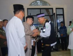 Pj Bupati Mesuji Sambut Kepulangan Jemaah Haji