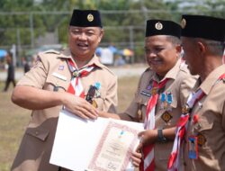 Pemkab Mesuji Peringati Hari Pramuka Ke-63 di Kecamatan Rawajitu Utara