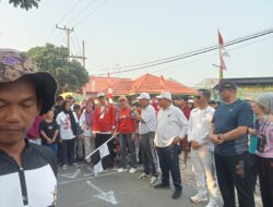 Ribuan Masyarakat Antusias Ikuti Jalan Sehat di Kecamatan Gedong Tataan