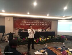 Ketua PWI Pesawaran Jadi Narasumber di Acara Media Gathering KPU Pesawaran