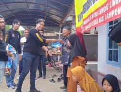 Menjelang HUT Ke-9, Tekab 308 Polres Lamteng Salurkan Bansos ke Kaum Duaffa, Fakir Miskin dan Yatim Piatu