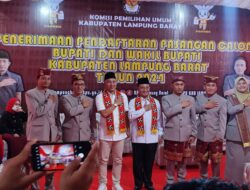 Pasangan Parosil Mabsus-mad Hasnurin Mendaftar ke KPU Lambar