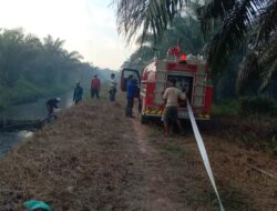 Kebakaran Lahan Mulai Terjadi di Mesuji,  Setidaknya Satu Titik  60 Ha Terbakar