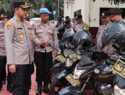 Kapolres Mesuji Cek Sarpras dan Kendaraan Dinas Jelang Pilkada 2024