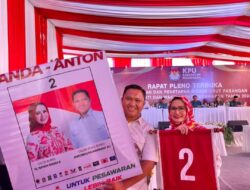 KPU Pesawaran Gelar Rapat Pleno Pengundian Nomor Urut Calon Bupati
