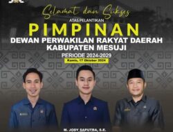 Ketua dan Wakil Ketua DPRD Mesuji Masa Jabatan 2024-2029 Resmi Dilantik