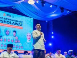 Anak Pj Bupati Tubaba Apresiasi Masyarakat Antusias Hadiri Sholawatan Mirza-Jihan