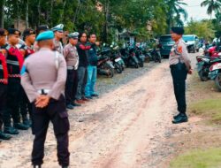 Polres Mesuji Gelar pengamanan Kampanye Paslon Bupati