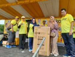 HUT Ke-60 DPD Golkar Mesuji Hadirkan Ribuan Masyarakat Bersenam Bersama