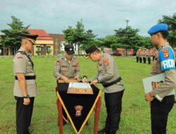 Kapolres Tubaba Pimpin Upacara Sertijab Wakapolres, Kasat Lantas, Kapolsek Tuba Tengah dan Pelantikan Kasipropam