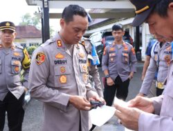Gelar Audit dan Pemeriksaan Senpi, Polres Lampura Pastikan Profesionalisme Personel