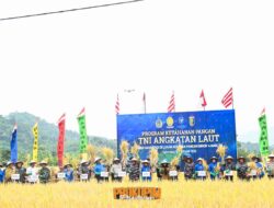 TNI AL Batalyon Infanteri 7 Marinir Teluk Pandan Wujudkan Ketahanan Pangan Nasional Lewat Bakti Sosial dan Kesehatan