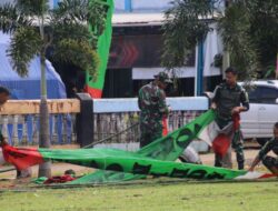 Dandim 0412 Lampura Tinjau Persiapan Pembukaan TMMD Ke-123