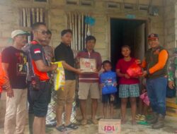 Hari Pertama Kerja, Wabup Mesuji Kunjungi Warga Terdampak Banjir