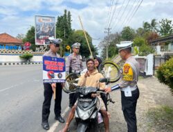 Operasi Keselamatan Krakatau 2025 Polres Way Kanan, Di Dominasi Pelanggaran Pengendara Roda 2