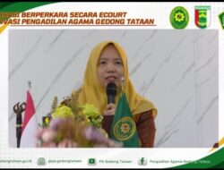 Pengadilan Agama Gedong Tataan Sosialisasikan Layanan Berperkara Hukum Secara Daring